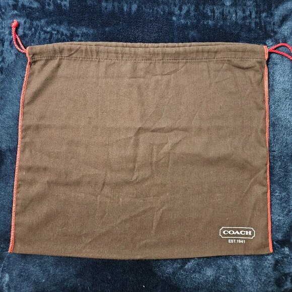 Coach Handbags - Coach Brown Cotton Dustbag